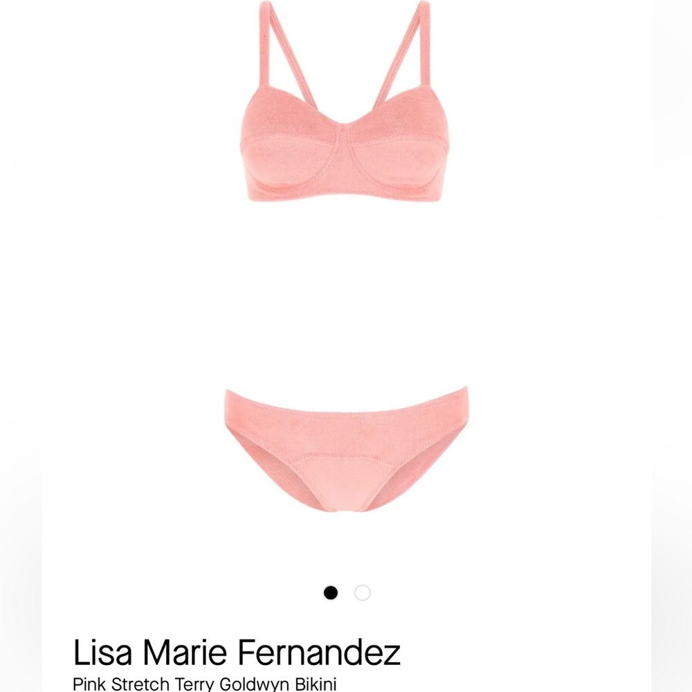 Pink Stretch Terry Goldwyn Bikini from Lisa Marie Fernandez